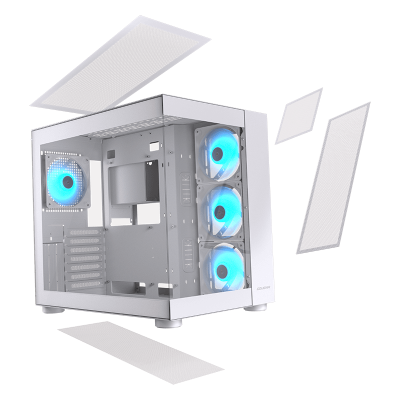 FV150 RGB CGR-5KA1W-RGB ホワイト PCケース FV150 RGB｜COUGAR｜株式会社アユート PCパーツ・VR・オーディオ